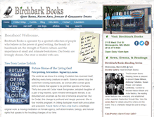 Tablet Screenshot of birchbarkbooks.com